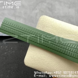 PATEK PHILIPPE Aquanaut 5168G 42mm SS 3KF 1:1 Best Edition Green Dial on Green Rubber Strap A324 Super Clone V2 （New Deployant Clasp） - Super Clone Watch | 1:1 Best Version