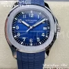 PATEK PHILIPPE Aquanaut 5168G 42mm SS 3KF 1:1 Best Edition ブルーダイアル×グリーンラバーストラップ A324 スーパークローン V2（ニューデプロイヤントクラスプ）- スーパークローンウォッチ｜1:1ベストバージョン