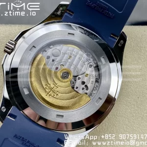 PATEK PHILIPPE Aquanaut 5168G 42mm SS 3KF 1:1 Best Edition Blue Dial on Green Rubber Strap A324 Super Clone V2（New Deployant Clasp） - Super Clone Watch | 1:1 Best Version