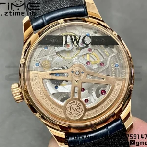 IWC Portugieser Calendario Perpetuo IW503312 RG APSF 1:1 Mejor Edición Esfera Azul con Correa de Piel Azul A52610 Clon - Super Clone Watch | 1:1 Mejor Versión
