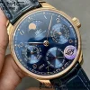 IWC Portugieser Calendario Perpetuo IW503312 RG APSF 1:1 Mejor Edición Esfera Azul con Correa de Piel Azul A52610 Clon - Super Clone Watch | 1:1 Mejor Versión