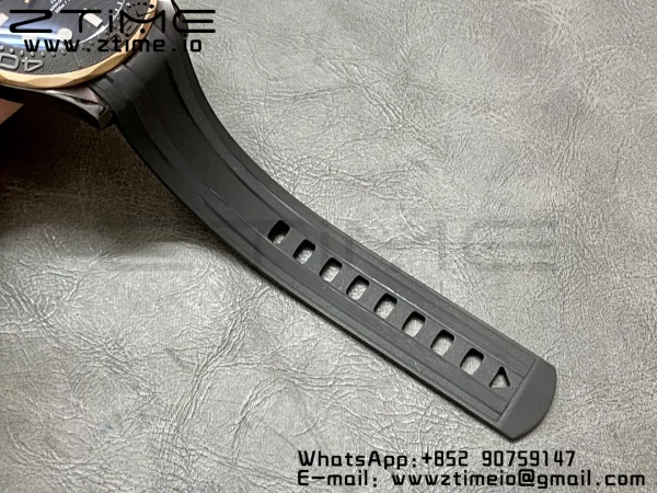 オメガ シーマスター ダイバー 300M 43.5mm VSF 1:1 ベストエディション セラミックケース ブラックダイアル RGマーカー ブラックラバーストラップ A8806 - スーパークローンウォッチ｜1:1 ベストバージョン
