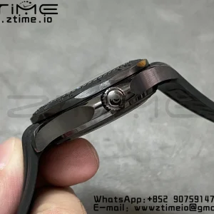 オメガ シーマスター 300M 43.5MM ブラックセラミック VSF 1:1 ベストエディション ブラックダイアル ブラックラバーストラップ A8806 - スーパークローンウォッチ｜1:1 ベストバージョン