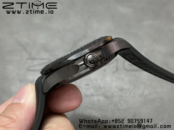 オメガ シーマスター 300M 43.5MM ブラックセラミック VSF 1:1 ベストエディション ブラックダイアル ブラックラバーストラップ A8806 - スーパークローンウォッチ｜1:1 ベストバージョン