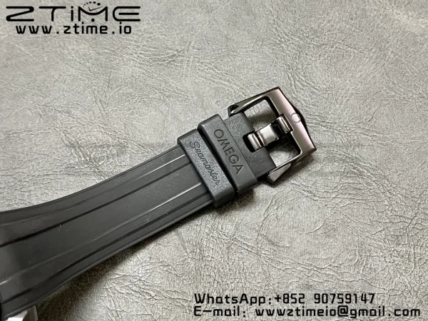オメガ シーマスター 300M 43.5MM ブラックセラミック VSF 1:1 ベストエディション ブラックダイアル ブラックラバーストラップ A8806 - スーパークローンウォッチ｜1:1 ベストバージョン