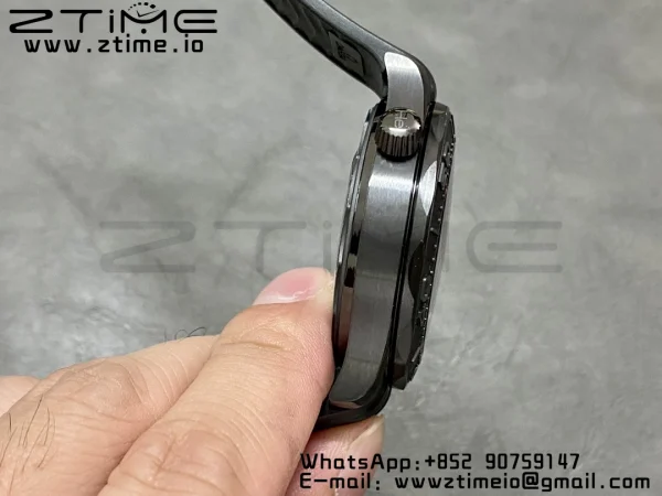 オメガ シーマスター 300M 43.5MM ブラックセラミック VSF 1:1 ベストエディション ブラックダイアル ブラックラバーストラップ A8806 - スーパークローンウォッチ｜1:1 ベストバージョン