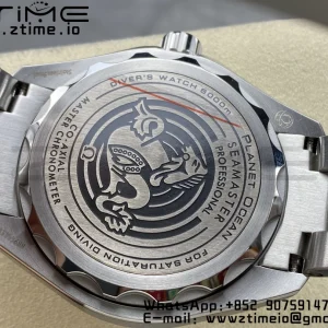 OMEGA  Seamaster 6000M Ultra Deep SS VSF 1:1 Best Edition Brown Dial Orange Bezel on SS Bracelet A8912 Super Clone - Super Clone Watch | 1:1 Best Version