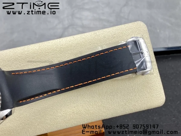 OMEGA  Seamaster 6000M Ultra Deep SS VSF 1:1 Best Edition Brown Dial Orange Bezel on Gray Nylon Strap A8912 Super Clone - Super Clone Watch | 1:1 Best Version