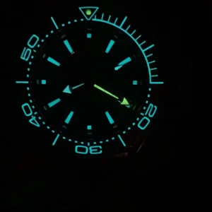 OMEGA  Seamaster 6000M Ultra Deep SS VSF 1:1 Best Edition Brown Dial Orange Bezel on SS Bracelet A8912 Super Clone - Super Clone Watch | 1:1 Best Version