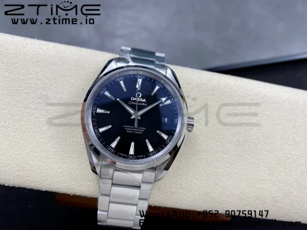 OMEGA Aqua Terra 150M Master Chronometers VSF 1:1 Best Edition Black Dial SS Hand on SS Bracelet A8900 Super Clone - Super Clone Watch | 1:1 Best Version