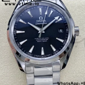 OMEGA Aqua Terra 150M Master Chronometers VSF 1:1 Best Edition Black Dial SS Hand on SS Bracelet A8900 Super Clone - Super Clone Watch | 1:1 Best Version