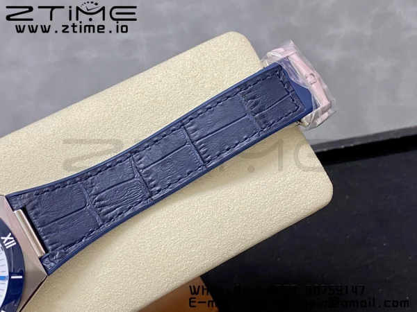 OMEGA  Constellation Blue Ceramic SS VSF 1:1 Best Edition White Dial on Blue Gummy Strap A8900 Super Clone - Super Clone Watch | 1:1 Best Version