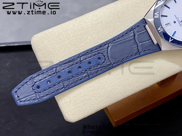 OMEGA  Constellation Blue Ceramic SS VSF 1:1 Best Edition White Dial on Blue Gummy Strap A8900 Super Clone - Super Clone Watch | 1:1 Best Version