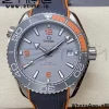 OMEGA Planet Ocean 43.5mm Ti VSF 1:1 Best Edition Black/Orange Bezel Gray Dial on Gray Nylon Strap A8900 - Super Clone Watch | 1:1 Best Version