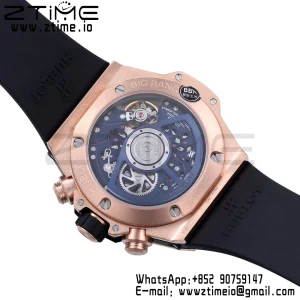 HUBLOT Big Bang Unico 42mm 441.OX.1181.RX  BBF 1:1 Best Edition Skeleton Dial on Blue Rubber Strap A1280 V2 - Super Clone Watch | 1:1 Best Version