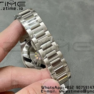 IWC Ingenuier 40mm V7F 1:1 Best Edition Blue Dial on SS Bracelet A2892 - Super Clone Watch | 1:1 Best Version