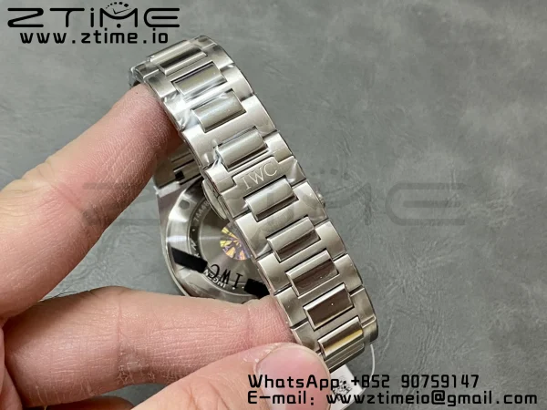 IWC Ingenuier 40mm V7F 1:1 Best Edition Blue Dial on SS Bracelet A2892 - Super Clone Watch | 1:1 Best Version