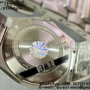 IWC Ingenuier 40mm V7F 1:1 Best Edition Blue Dial on SS Bracelet A2892 - Super Clone Watch | 1:1 Best Version