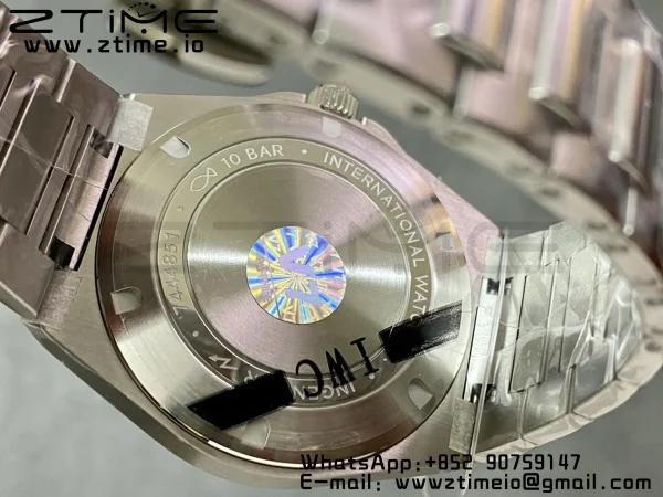 IWC Ingenuier 40mm V7F 1:1 Best Edition Blue Dial on SS Bracelet A2892 - Super Clone Watch | 1:1 Best Version