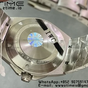 IWC Ingenuier 40mm V7F 1:1 Best Edition Gris Argent Dial on SS Bracelet A2892 - Super Clone Watch | 1:1 Best Version