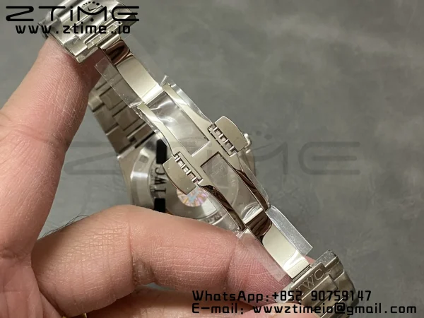 IWC Ingenuier 40mm V7F 1:1 Best Edition Gris Argent Dial on SS Bracelet A2892 - Super Clone Watch | 1:1 Best Version