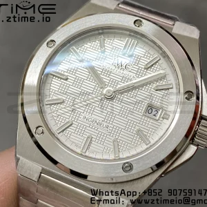 IWC Ingenuier 40mm V7F 1:1 Best Edition Gris Argent Dial on SS Bracelet A2892 - Super Clone Watch | 1:1 Best Version