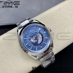 OMEGA Aqua Terra 150M 43mm 24 VSF 1:1 Best Edition Summer Blue Dial on SS Bracelet A8938 Super Clone - Super Clone Watch | 1:1 Best Version