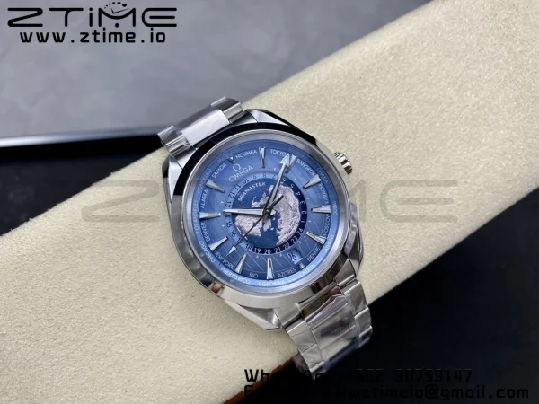 OMEGA Aqua Terra 150M 43mm 24 VSF 1:1 Best Edition Summer Blue Dial on SS Bracelet A8938 Super Clone - Super Clone Watch | 1:1 Best Version