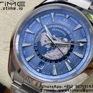 OMEGA Aqua Terra 150M 43mm 24 VSF 1:1 Best Edition Summer Blue Dial on SS Bracelet A8938 Super Clone - Super Clone Watch | 1:1 Best Version