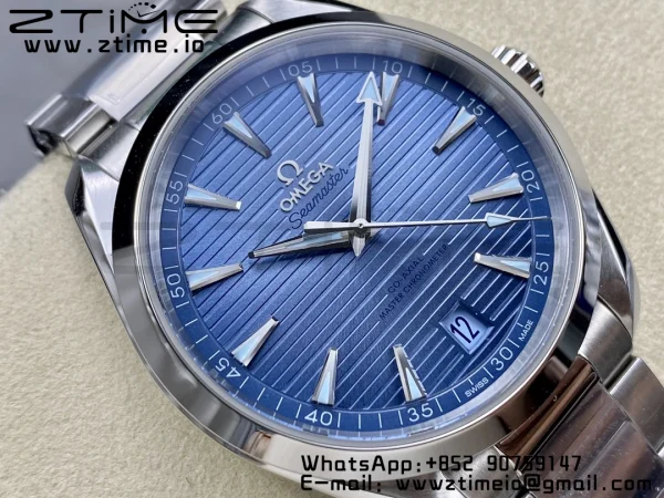 OMEGA Aqua Terra 150m GMT Worldtimer 43mm SS VSF 1:1 Best Edition on  SS Bracelet A8938 - Super Clone Watch | 1:1 Best Version