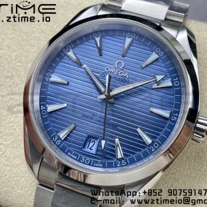OMEGA Aqua Terra 150m GMT Worldtimer 43mm SS VSF 1:1 Best Edition on  SS Bracelet A8938 - Super Clone Watch | 1:1 Best Version