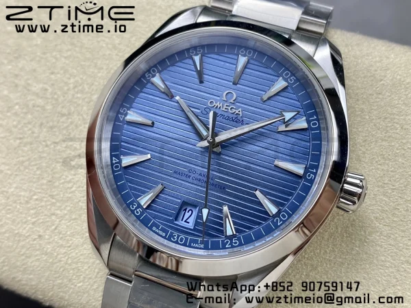 OMEGA Aqua Terra 150m GMT Worldtimer 43mm SS VSF 1:1 Best Edition on  SS Bracelet A8938 - Super Clone Watch | 1:1 Best Version