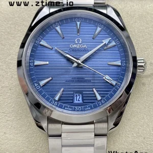 OMEGA Aqua Terra 150m GMT Worldtimer 43mm SS VSF 1:1 Best Edition on  SS Bracelet A8938 - Super Clone Watch | 1:1 Best Version