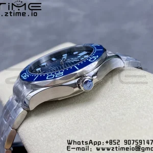 OMEGA Seamaster 300 SS VSF 1:1 Best Edition Gradient Blue Dial on SS Bracelet A8808 - Super Clone Watch | 1:1 Best Version