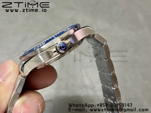 OMEGA Seamaster Diver 300M VSF 1:1 Best Edition Blue Ceramic White Dial on SS Bracelet  A8800 V2 - Super Clone Watch | 1:1 Best Version