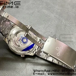 OMEGA Seamaster Diver 300M VSF 1:1 Best Edition Blue Ceramic White Dial on SS Bracelet  A8800 V2 - Super Clone Watch | 1:1 Best Version