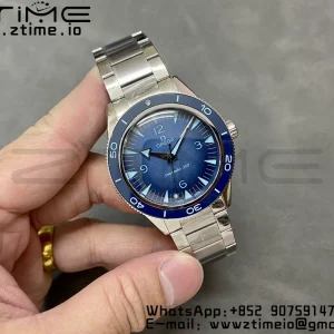 OMEGA Seamaster 300 Heritage VSF 1:1 Best Edition Blue Dial on SS Bracelet A8912 Super Clone - Ρολόι Super Clone | 1:1 Best Version