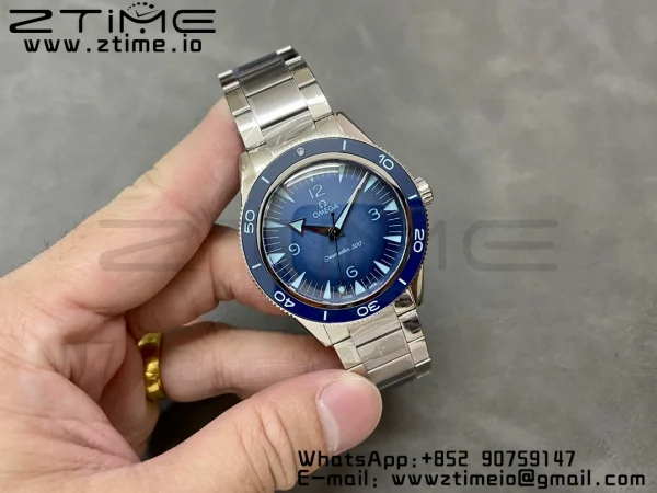 OMEGA Seamaster 300 Heritage VSF 1:1 Best Edition Blue Dial on SS Bracelet A8912 Super Clone - Ρολόι Super Clone | 1:1 Best Version