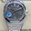 AP Royal Oak 41mm 15400 SS APSF 1:1 Best Edition Gray Textured Dial on SS Bracelet SA3120 Super Clone V3 - Super Clone Watch | 1:1 Best Version