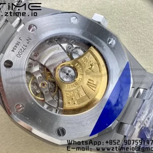 AP Royal Oak 41mm 15400 SS APSF 1:1 Best Edition Gray Textured Dial on SS Bracelet SA3120 Super Clone V3 - Super Clone Watch | 1:1 Best Version