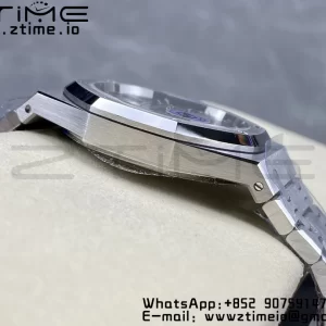 AP Royal Oak 41mm 15400 SS APSF 1:1 Best Edition Gray Textured Dial on SS Bracelet SA3120 Super Clone V3 - Super Clone Watch | 1:1 Best Version