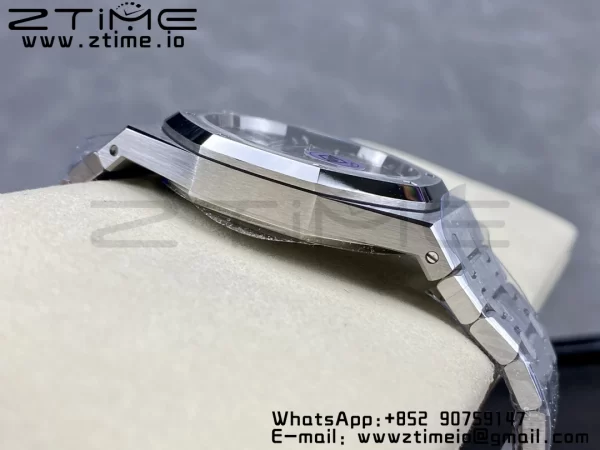 AP Royal Oak 41mm 15400 SS APSF 1:1 Best Edition Gray Textured Dial on SS Bracelet SA3120 Super Clone V3 - Super Clone Watch | 1:1 Best Version