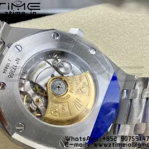 AP Royal Oak 41mm 15400 SS APSF 1:1 Best Edition White Textured Dial on SS Bracelet SA3120 Super Clone V3 - Super Clone Watch | 1:1 Best Version