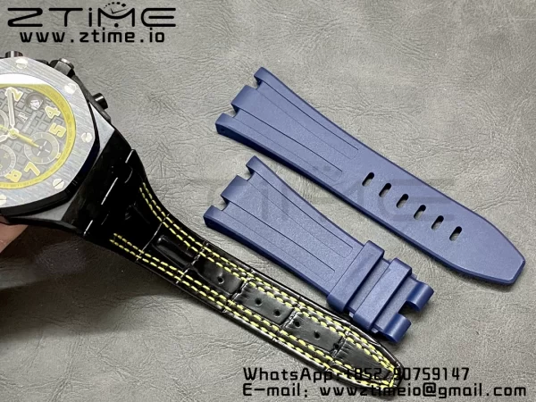 AP Royal Oak Offshore 'Bumble Bee' APF Best Edition on Black Rubber Strap A3126 - Super Clone Watch | 1:1 Best Version