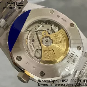 AP Royal Oak 37mm 15454 Frosted SS APSF 1:1 Best Edition Gray Textured Dial on Frosted SS Bracelet SA3120 Super Clone V2 - Super Clone Watch | 1:1 Best Version