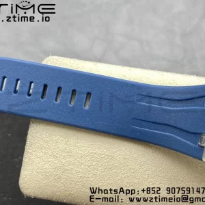 AP Royal Oak Offshore Schumacher SS APF Best Edition Gray/Blue Dial on Blue Rubber Strap A3126 - Super Clone Watch | 1:1 Best Version