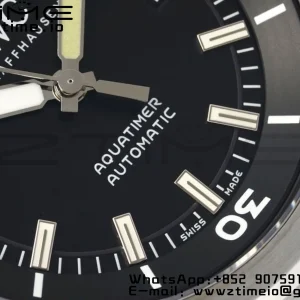 IWC Aquatimer SS IW329002 V6SF 1:1 Best Edition Black Dial on SS Bracelet A2892 - Super Clone Watch | 1:1 Best Version