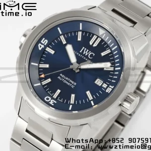 IWC Aquatimer SS IW329002 V6SF 1:1 Best Edition Blue Dial on SS Bracelet A2892 - Super Clone Watch | 1:1 Best Version