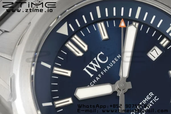 IWC Aquatimer SS IW329002 V6SF 1:1 Best Edition Blue Dial on SS Bracelet A2892 - Super Clone Watch | 1:1 Best Version