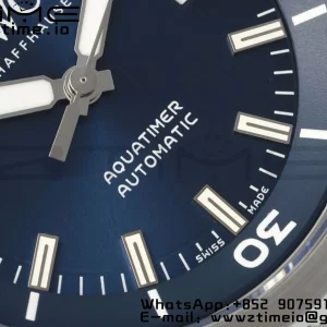 IWC Aquatimer SS IW329002 V6SF 1:1 Best Edition Blue Dial on SS Bracelet A2892 - Super Clone Watch | 1:1 Best Version